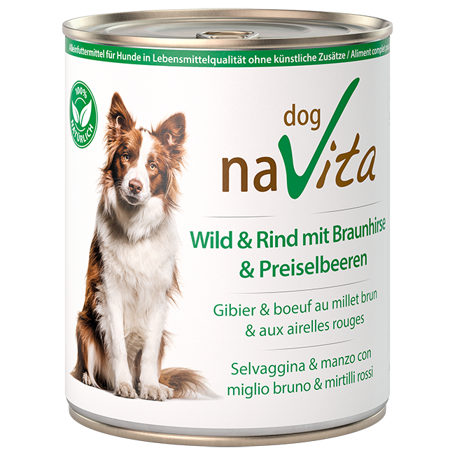 Selvaggina & manzo con miglio bruno & mirtilli rossi 800g